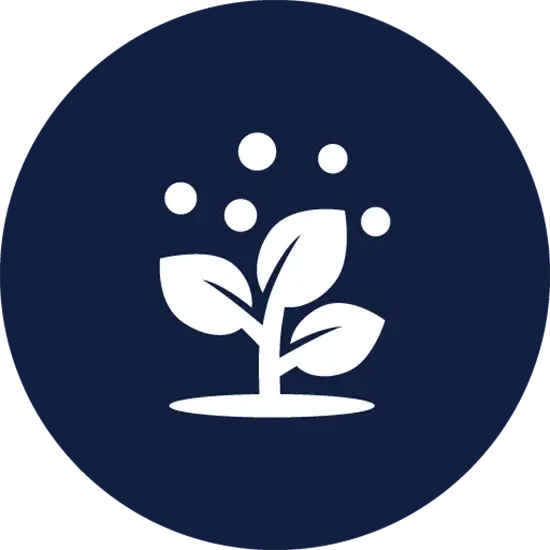 graphic representing Sorko's lawn fertilization srevice